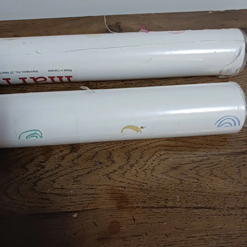 MARIMEKKO Vinyl Wallpaper Double Roll Crayon Scribble Youth Kids Room